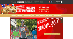 Desktop Screenshot of helsinkicitymarathon.fi